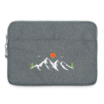 Gebirge - Laptoptasche 15" - Grau meliert - Vorne