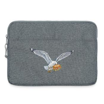 Boulderer Colorsplash Boulder Bouldern - Laptoptasche 15" - Grau meliert - Vorne