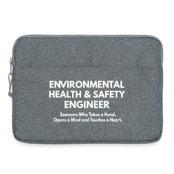 Ingénieur en sécurité environnementale - Sacoche pour ordinateur portable 15 pouces - gris chiné - Devant