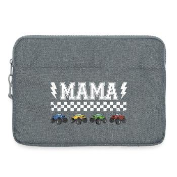 Monster Truck Mom Cool Mom Design Tout-terrain - Sacoche pour ordinateur portable 15 pouces - gris chiné - Devant