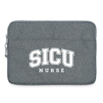 SICU Nurse - Surgical Intensive Care Unit - Laptop bag 15" - heather grey - Front