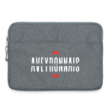 Avignonais T-Shirt Humorgeschenk - Laptoptasche 15" - Grau meliert - Vorne
