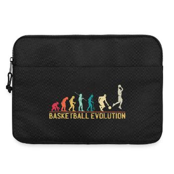 Basketball Evolution Progression Design - Sacoche pour ordinateur portable 15 pouces - noir - Devant
