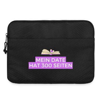 My date has 300 pages - Laptop bag 15" - black - Front
