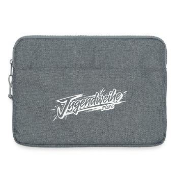 Jugendweihe 2026 - Laptoptasche 15" - Grau meliert - Vorne