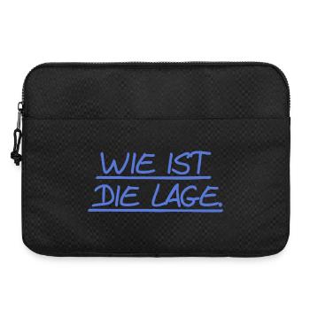 Wie ist die Lage? - Laptoptasche 15" - Schwarz - Vorne
