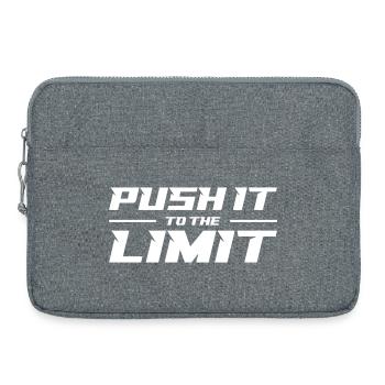 Push It To The Limit - Laptoptasche 15" - Grau meliert - Vorne