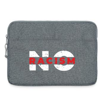 Pas de racisme - Sacoche pour ordinateur portable 15 pouces - gris chiné - Devant