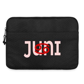 Birthday June - Zodiac sign Cancer - Laptop bag 15" - black - Front