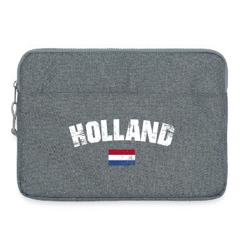 Typographie dégradée de Holland - Sacoche pour ordinateur portable 15 pouces - gris chiné - Devant