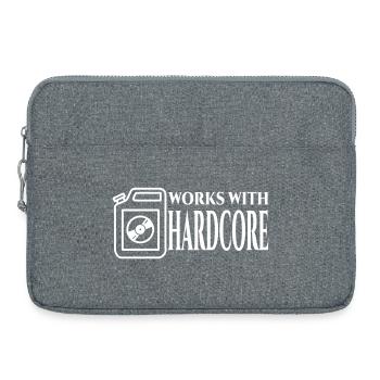 Combustible hardcore - Sacoche pour ordinateur portable 15 pouces - gris chiné - Devant