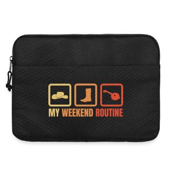 Ma routine du week-end - Sacoche pour ordinateur portable 15 pouces - noir - Devant