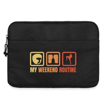Week-end Kickboxer - Sacoche pour ordinateur portable 15 pouces - noir - Devant