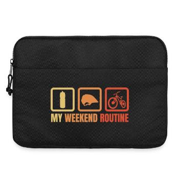Ma routine du week-end - Sacoche pour ordinateur portable 15 pouces - noir - Devant