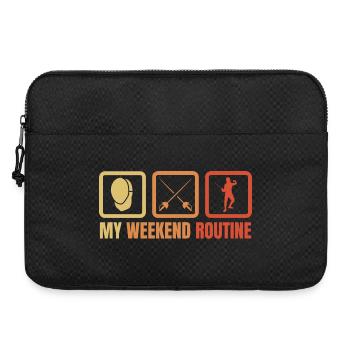 Week-end d’escrime - Sacoche pour ordinateur portable 15 pouces - noir - Devant