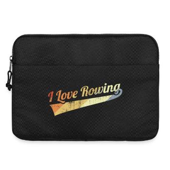 I like rowing - Laptop bag 15" - black - Front