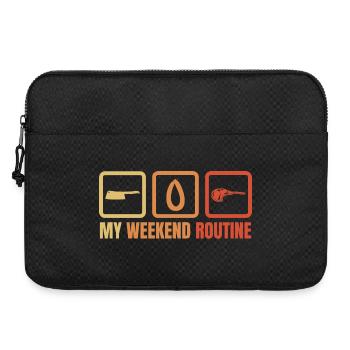 Ma routine du week-end - Sacoche pour ordinateur portable 15 pouces - noir - Devant