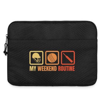 Ma routine du week-end - Sacoche pour ordinateur portable 15 pouces - noir - Devant