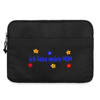Fête des mères J’aime ma maman - Sacoche pour ordinateur portable 15 pouces - noir - Devant