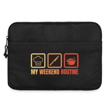 Cuisine du week-end - Sacoche pour ordinateur portable 15 pouces - noir - Devant