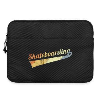 Retro Skateboarding - Laptop bag 15" - black - Front