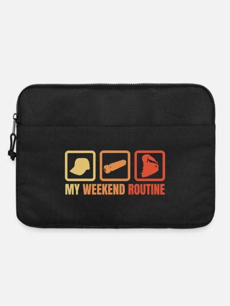 Zugliebhaber Wochenende - Laptoptasche 15" - Schwarz
