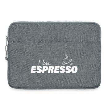 J’ADORE L’ESPRESSO - Sacoche pour ordinateur portable 15 pouces - gris chiné - Devant