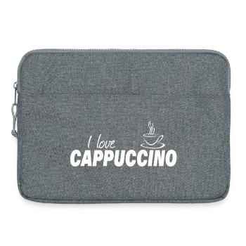 I LOVE CAPPUCCINO - Laptoptasche 15" - Grau meliert - Vorne