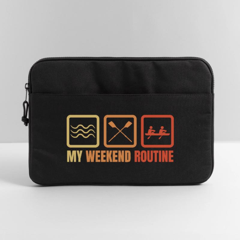 Rower Weekend Routine Laptop bag 15"