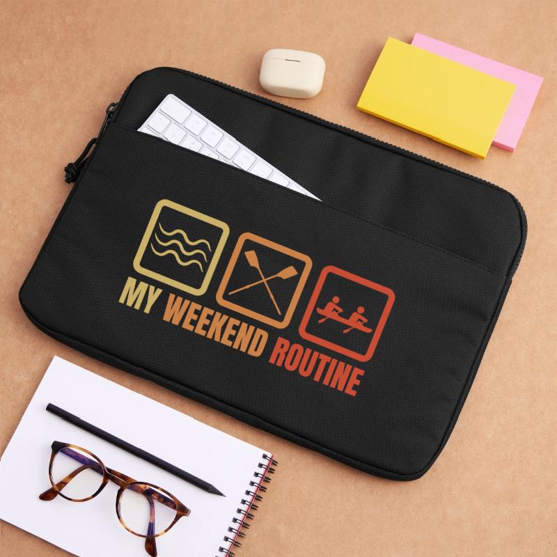 Rower Weekend Routine Laptop bag 15"