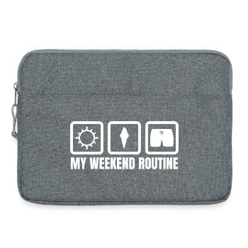 Eiscreme Enthusiast - Laptoptasche 15" - Grau meliert - Vorne