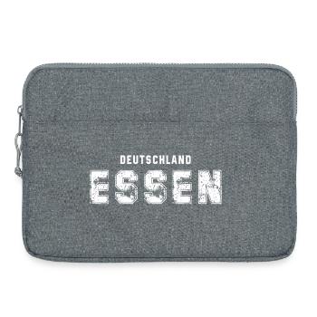 Deutschland Fackel Logo Design - Laptoptasche 15" - Grau meliert - Vorne
