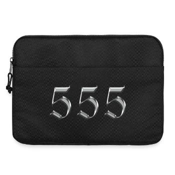 Angel Number 555 Change - Laptop bag 15" - black - Front
