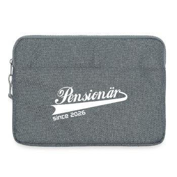 T-shirt et tablier de retraité retraité 2026 - Sacoche pour ordinateur portable 15 pouces - gris chiné - Devant
