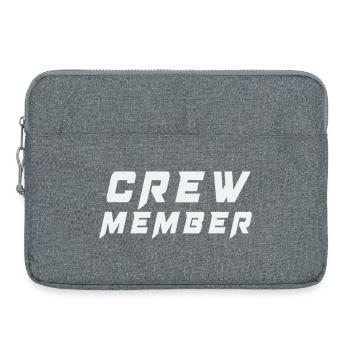 Crew Member Patch Tee - Laptop bag 15" - heather grey - Front