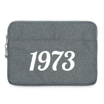 1973 - Sacoche pour ordinateur portable 15 pouces - gris chiné - Devant