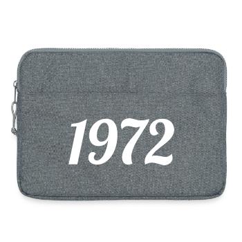 1972 - Sacoche pour ordinateur portable 15 pouces - gris chiné - Devant