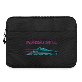 Synthwave Catamaran Cartel - Laptop bag 15" - black - Front