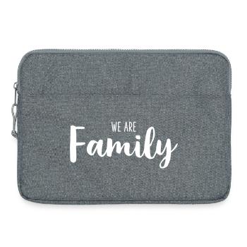 We are family I Partnerlook Love Cohesion - Laptop bag 15" - heather grey - Front