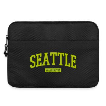 Seattle Washington Lettering - Laptop bag 15" - black - Front