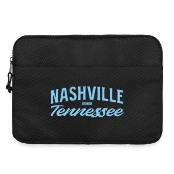 Nashville Script Blue - Laptop bag 15" - black - Front