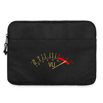 VU (volume) meter that turns out in red # - Laptop bag 15" - black - Front