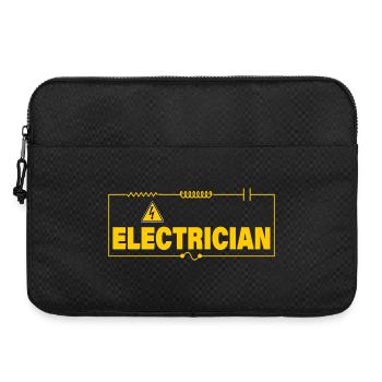 ÉLECTRICIEN - Sacoche pour ordinateur portable 15 pouces - noir - Devant