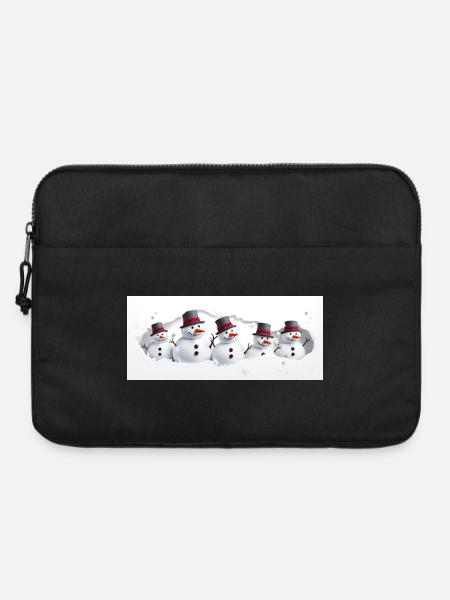 Schneemann - Laptoptasche 15" - Schwarz