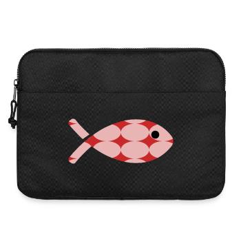 POISSON. MEMOIRE. SARDINE. POISSON D'AVRIL. MER - Sacoche pour ordinateur portable 15 pouces - noir - Devant