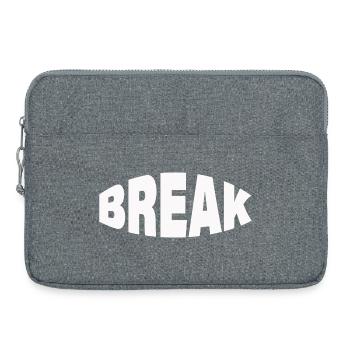 BREAK - Laptoptasche 15" - Grau meliert - Vorne