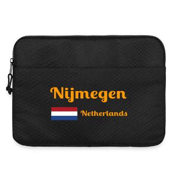 Nimègue Pays-Bas - Imprimés élégants - Sacoche pour ordinateur portable 15 pouces - noir - Devant