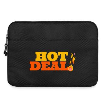Vibrant Dragon de Feu Art Tribal - Sacoche pour ordinateur portable 15 pouces - noir - Devant