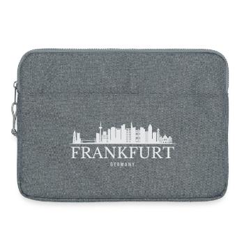 Ligne de Francfort, Francfort, Allemagne - Sacoche pour ordinateur portable 15 pouces - gris chiné - Devant