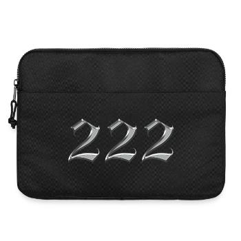 Alignement de l’Ange Numéro 222 - Sacoche pour ordinateur portable 15 pouces - noir - Devant